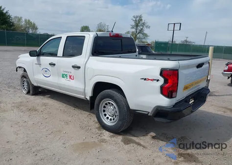 2023 Chevrolet Colorado 4Wd Short Box Wt из США, поврежденный, VIN 1GCGTBECXP1187594